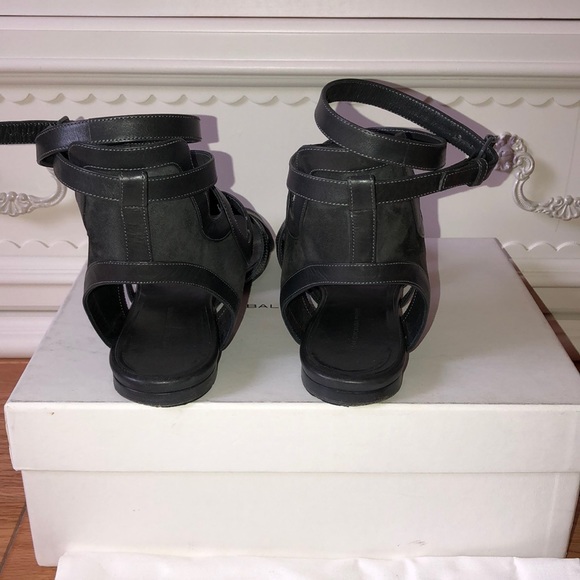 Balenciaga leather and Suede gladiator sandal - Picture 4 of 8